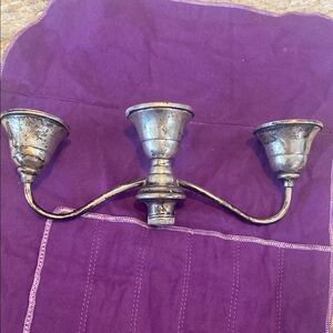 Elegant Silver Wall Sconce